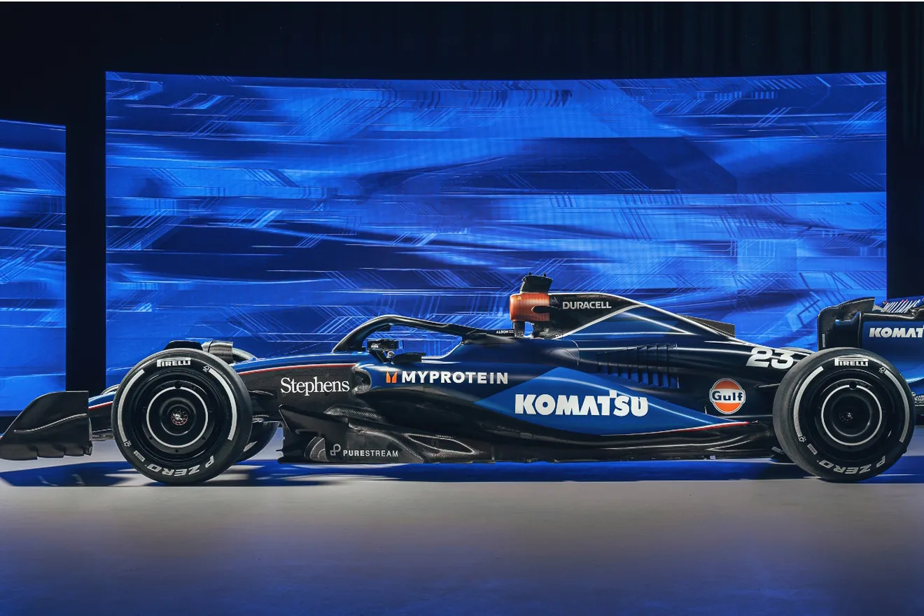 Williams desvela los colores del FW46 de Alex Albon y Logan Sargeant