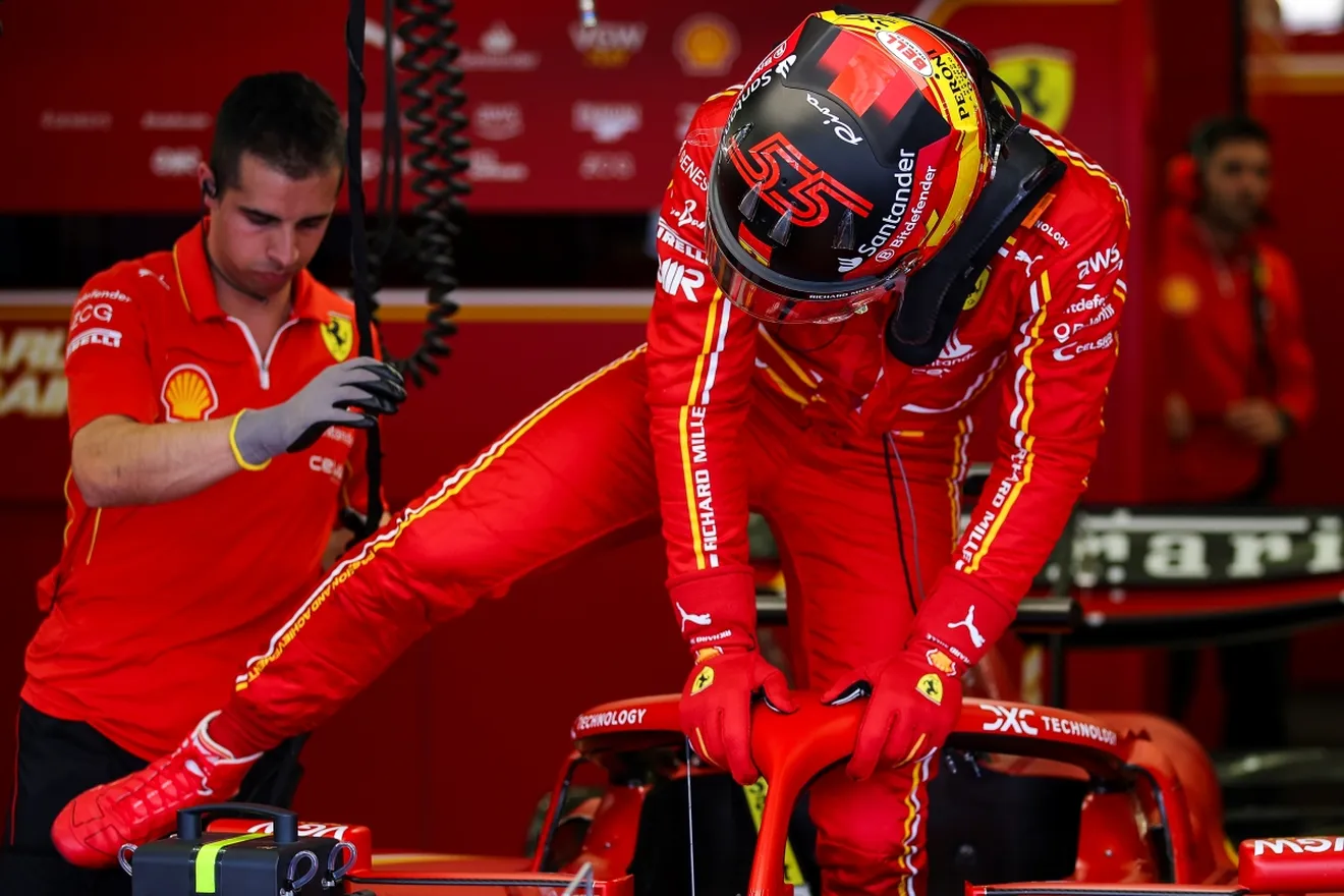 Vasseur: «La reacción de Carlos Sainz fue extremadamente profesional, Ferrari lo dará todo por él hasta la última curva»