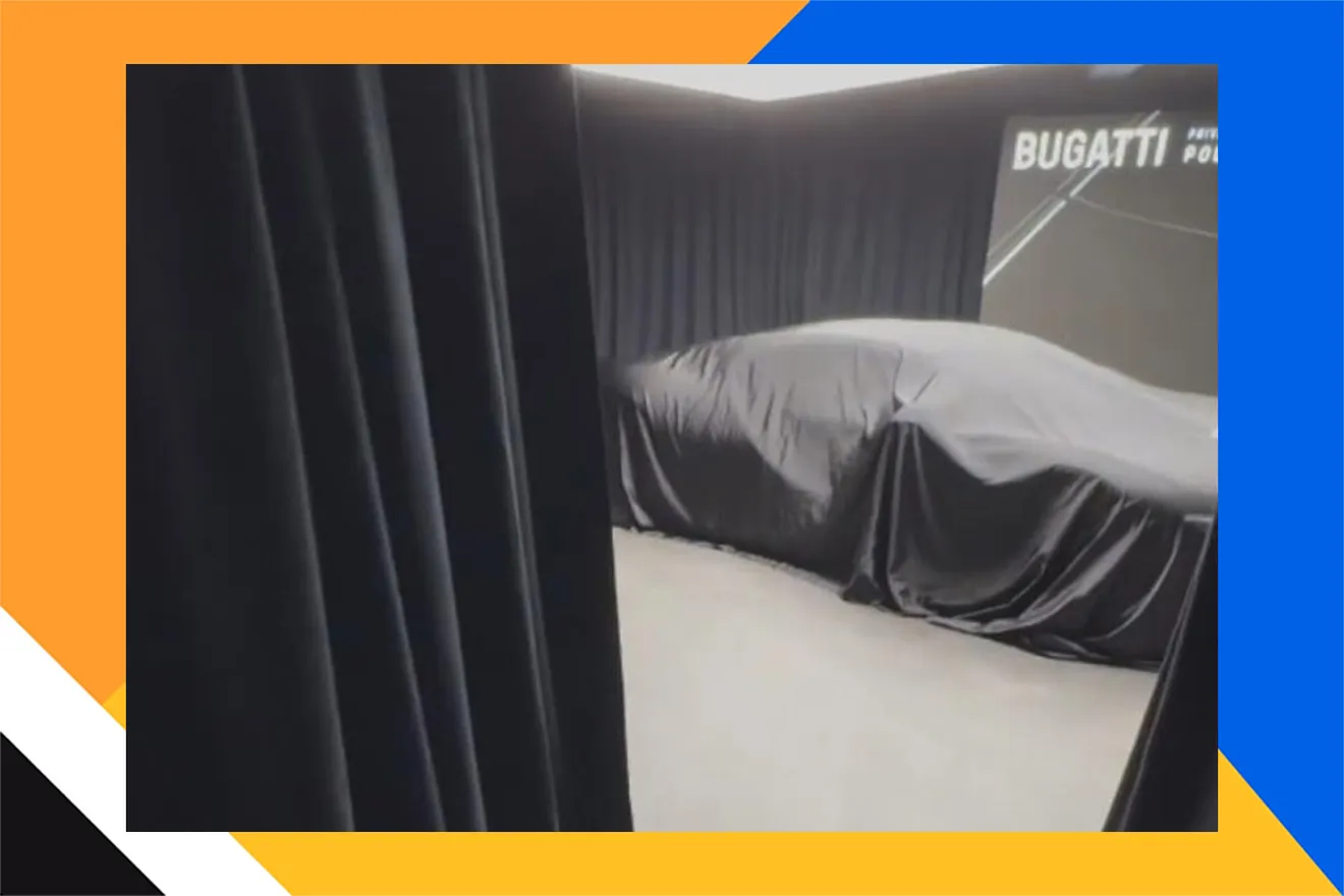 El sucesor del Bugatti Chiron se vislumbra bajo la lona, ¿lo habrán visto ya los clientes más poderosos y adinerados del mundo?