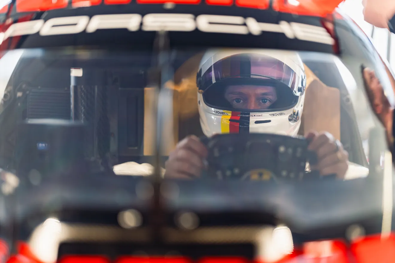 Sebastian Vettel rodará con el Porsche 963 LMDh en MotorLand con las 24 Horas de Le Mans en el radar