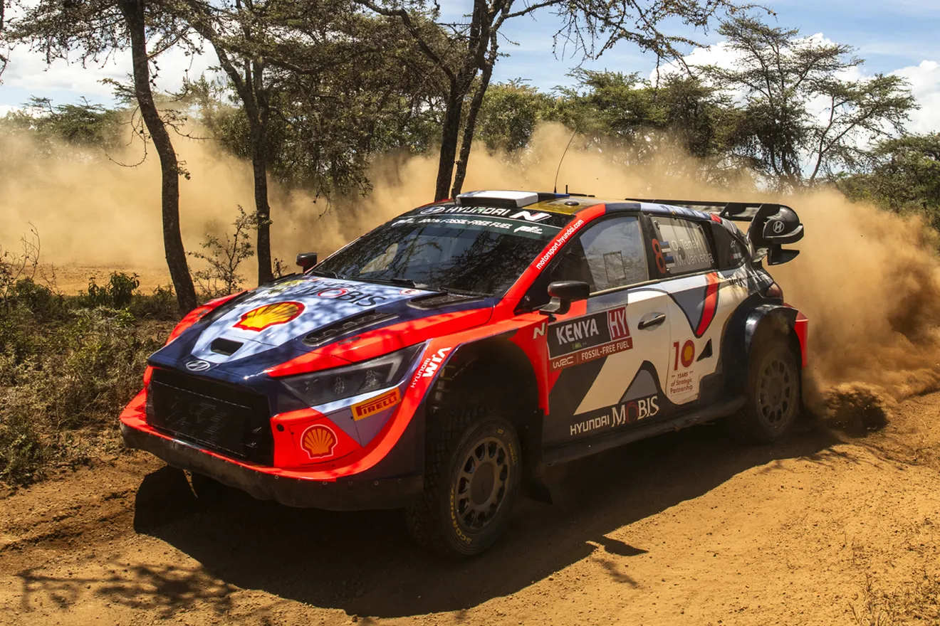 Thierry Neuville es el primer lider del Safari Rally tras ganar la súper especial de Nairobi