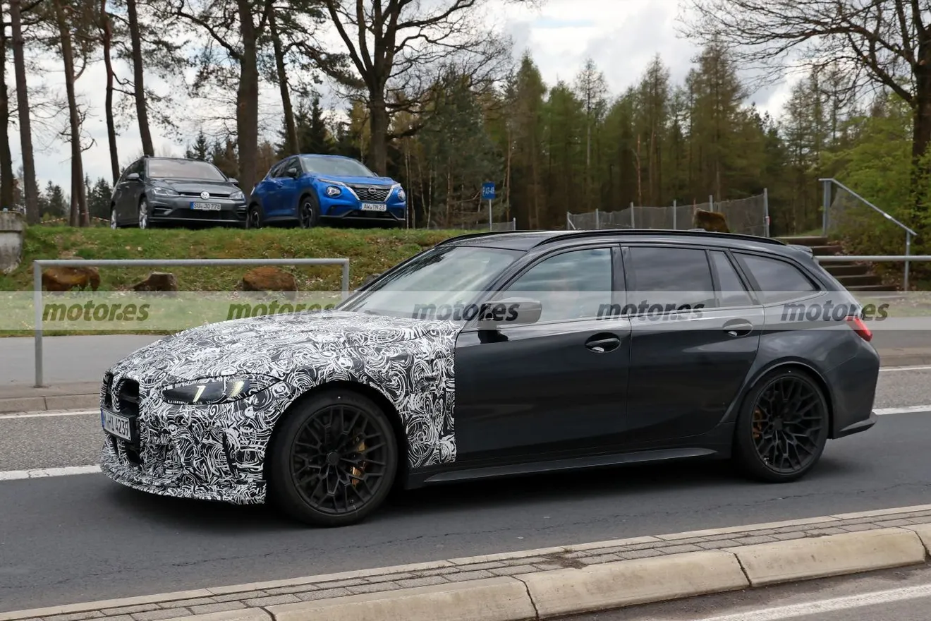 El nuevo BMW M3 CS Touring 2025 vuelve a ser cazado en pruebas, y esta vez con un diseño que deja poco a la imaginación8