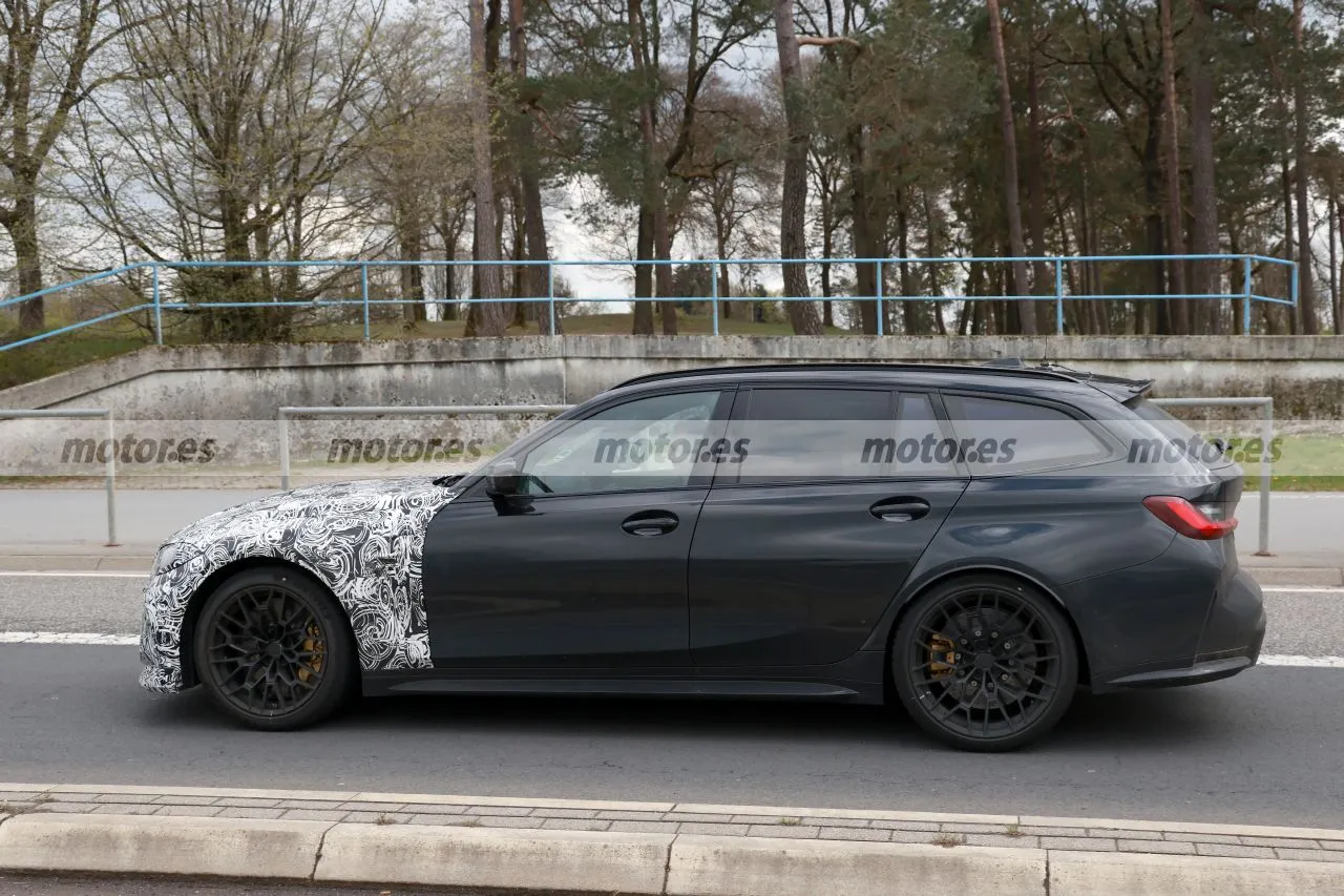 El nuevo BMW M3 CS Touring 2025 vuelve a ser cazado en pruebas, y esta vez con un diseño que deja poco a la imaginación10