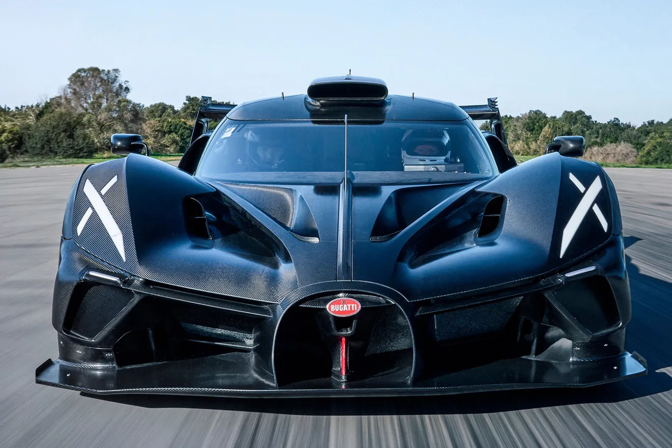 El importante problema del Bugatti Bolide para alcanzar su velocidad máxima, es lo que tiene superar el rendimiento de un Fórmula 1 con creces