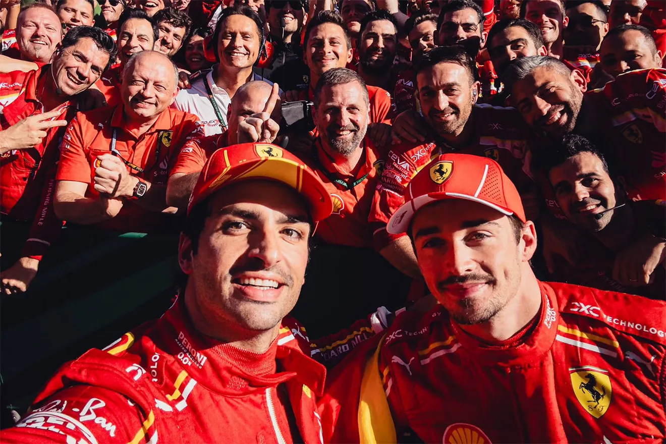 Charles Leclerc alaba a Sainz, con un pero que intentará corregir en China: «He tenido más problemas que Carlos»