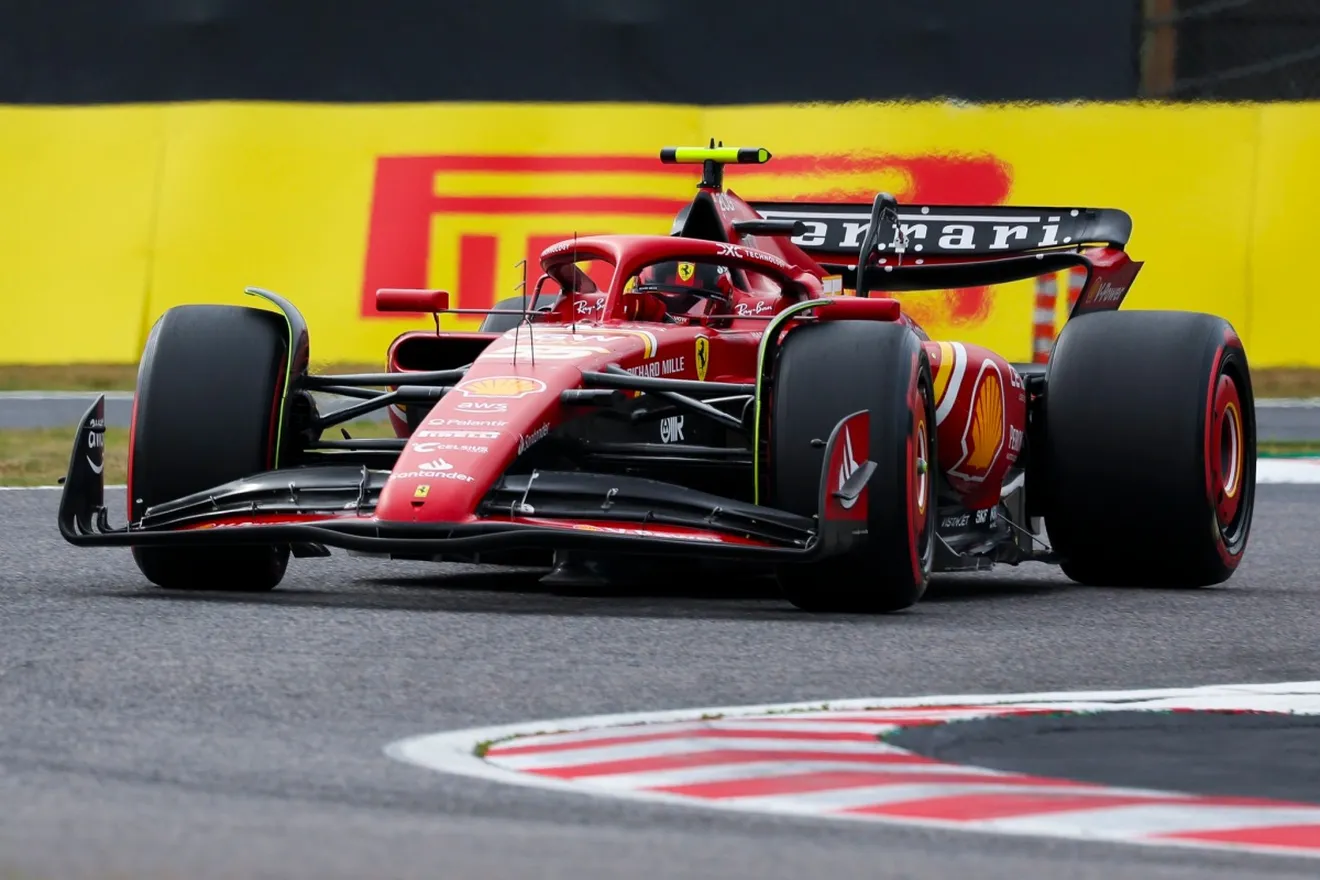 Carlos Sainz apunta al podio en un circuito que «se le atraganta al Ferrari» con un cambio en su SF-24