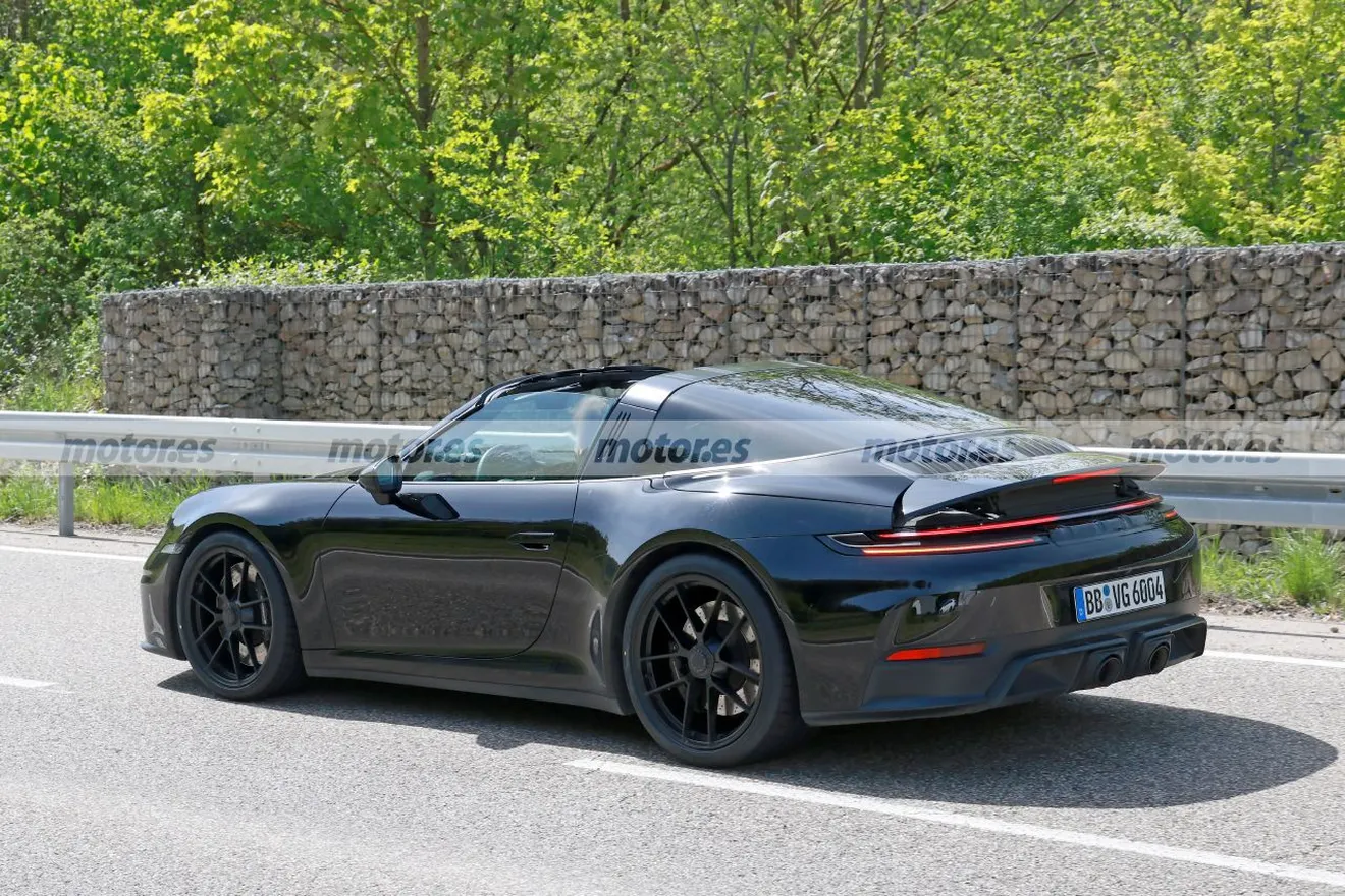 Fotos espía Porsche 911 GTS Targa Facelift 2025