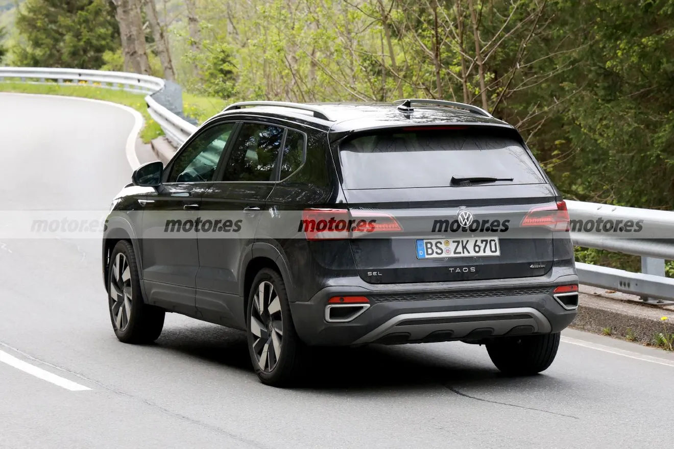 Fotos espía Volkswagen Taos Facelift 2025