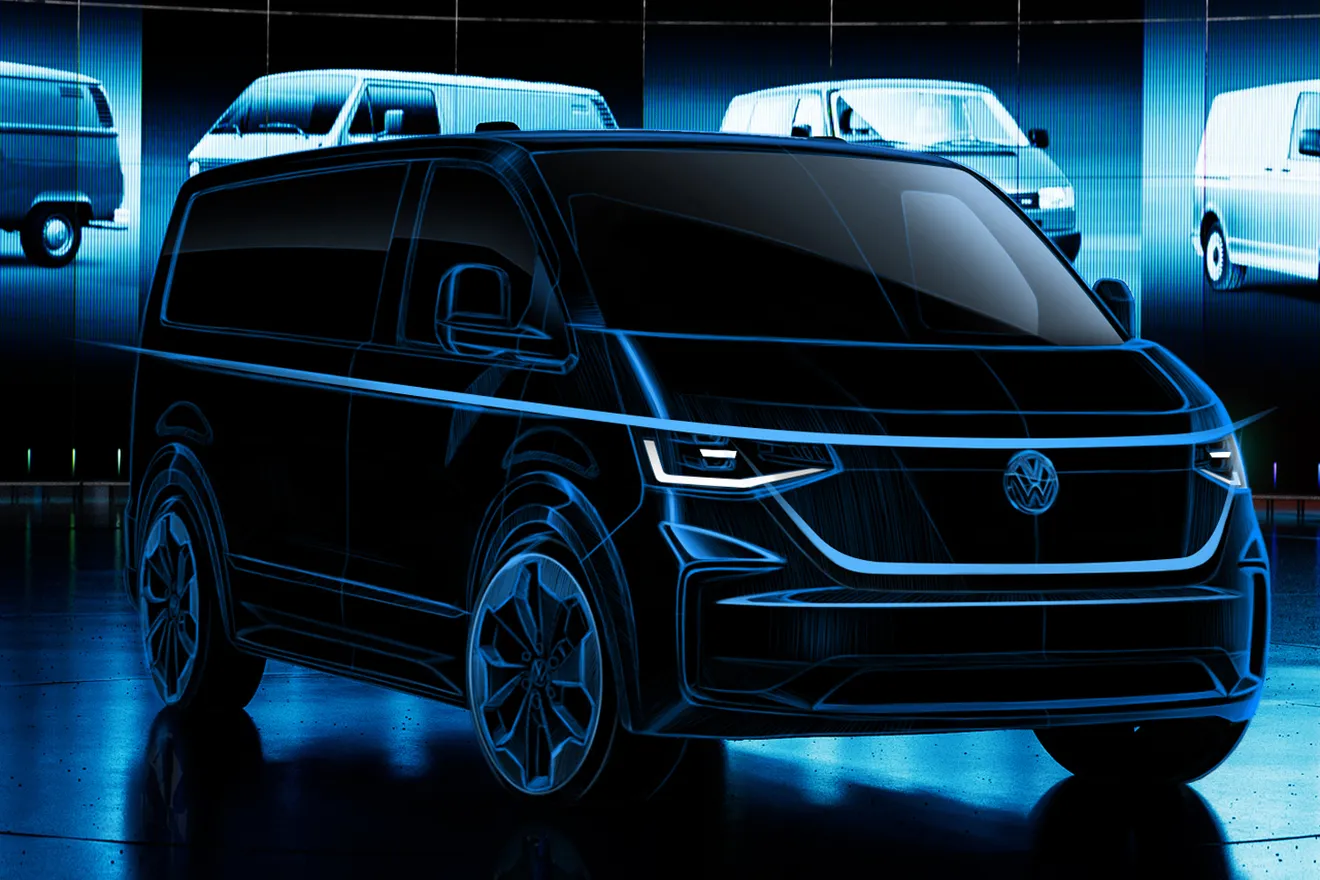 La esperada Volkswagen Transporter 2025 se destapa pero no como te gustaría, la furgoneta sin prisa por contrarrestar a las de Stellantis