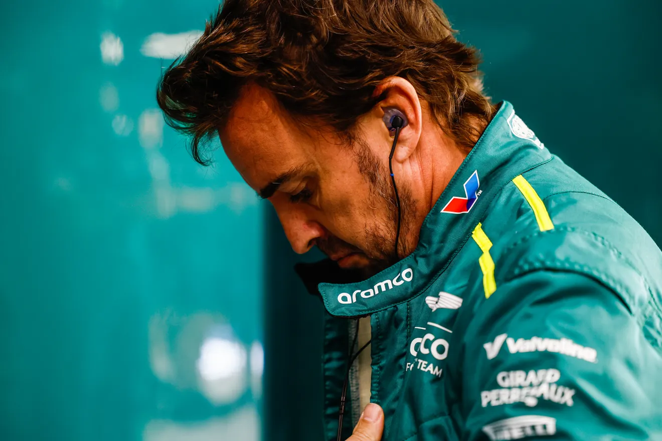 Fernando Alonso tira de ironía con su incidente con Nico Hülkenberg en la Sprint: «Soy español, mejor no meterme en líos»