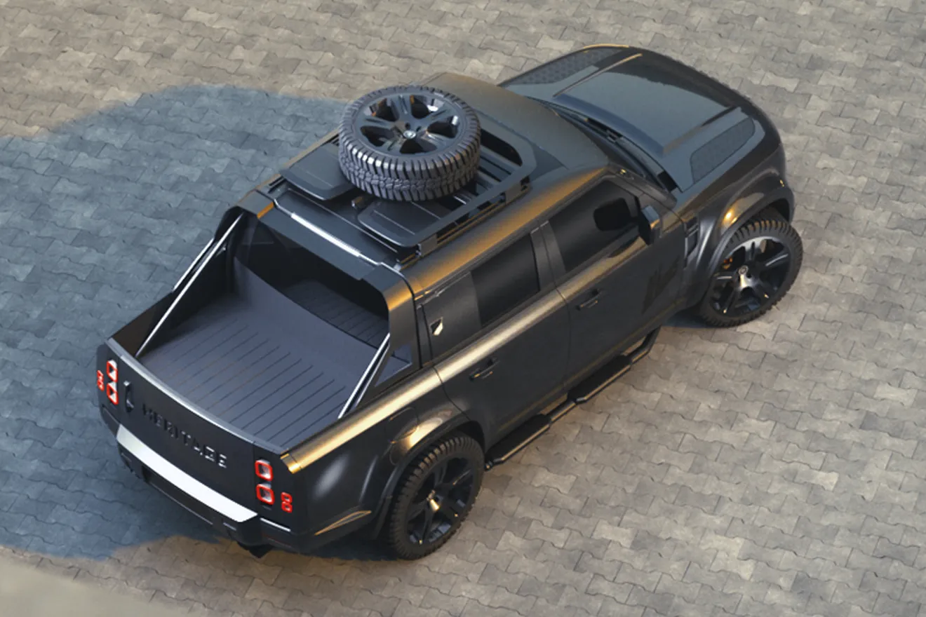 Land Rover Defender Valiance Pickup Black Edition