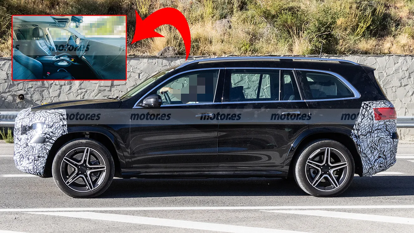 Asómate al interior del nuevo Mercedes GLS 2026, el gran SUV de lujo será más digital y conectado