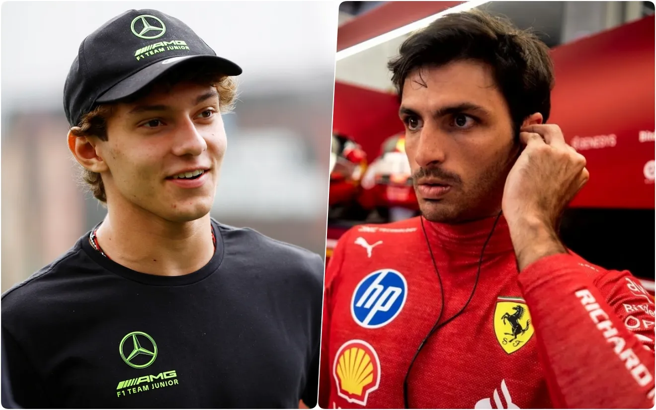 Nadie entiende por qué Mercedes tiene tanta prisa con Antonelli: «El adecuado es Carlos Sainz, sin discusión»