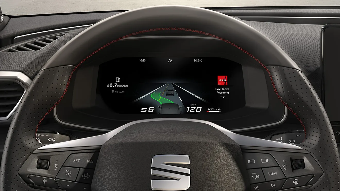 SEAT León 2025 - cuadro de instrumentos digital