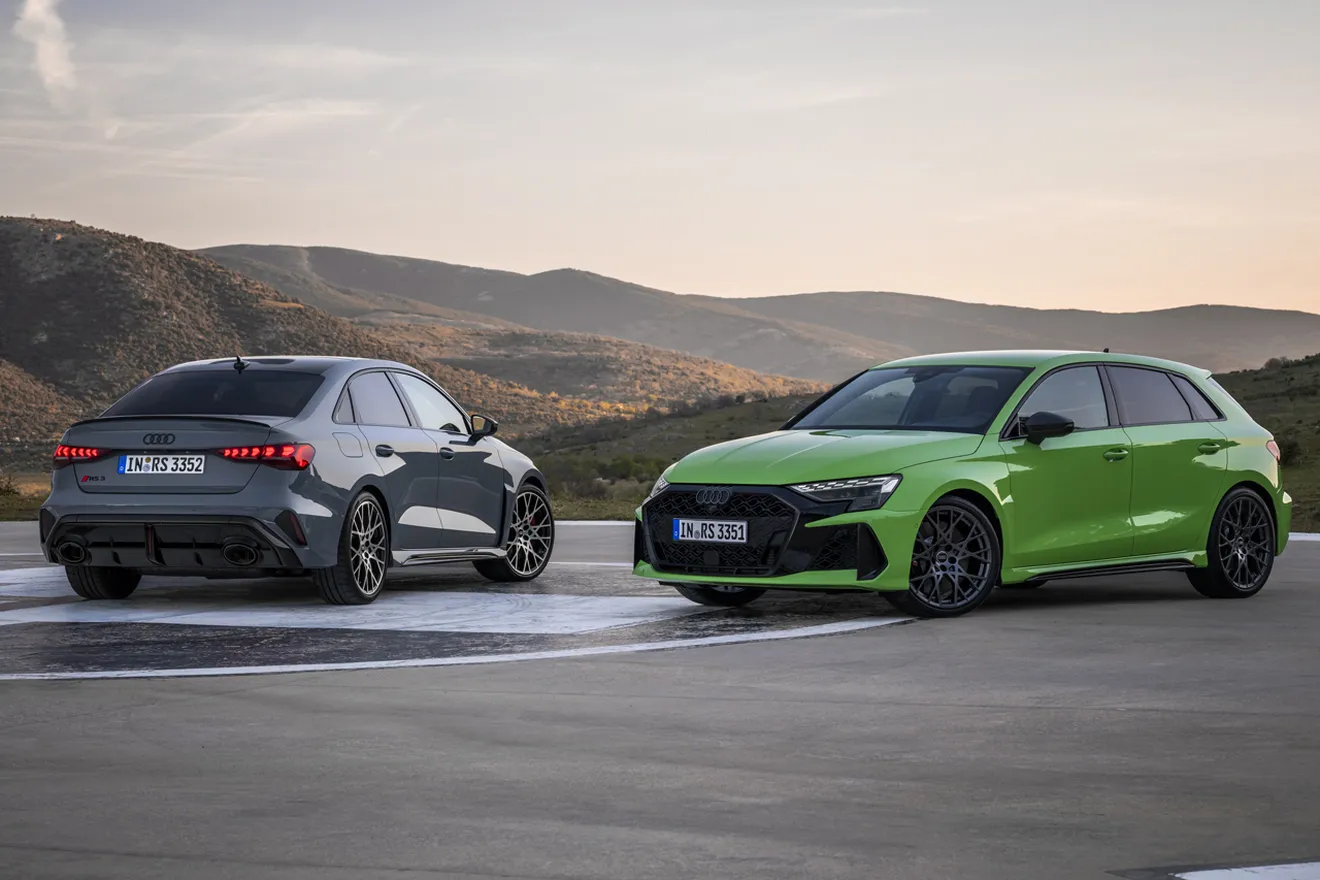 Llegan los nuevos Audi RS 3 Sportback y Sedán 2025, reyes de los compactos más deportivos para presumir de estilo y prestaciones