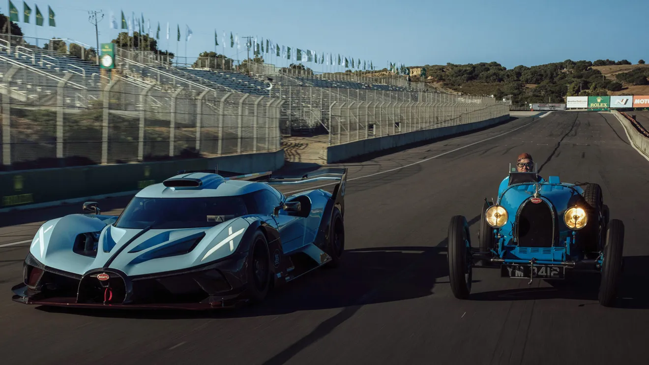 Bugatti lleva el exclusivo Bolide al circuito de Laguna Seca para una experiencia brutal con la que sueña cualquiera 4