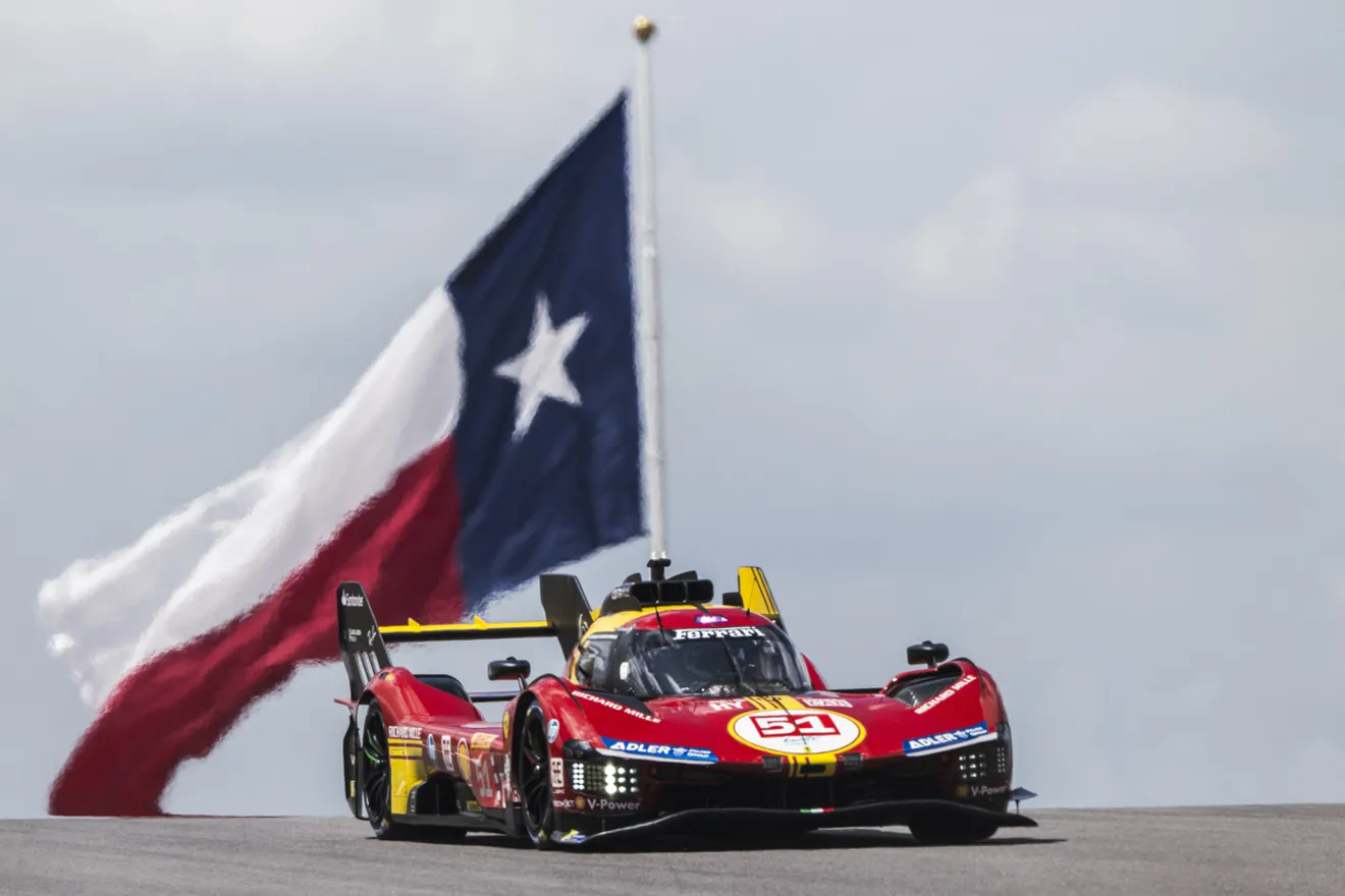 Doblete de los Ferrari 499P oficiales en los segundos libres del WEC en las 6 Horas de Austin