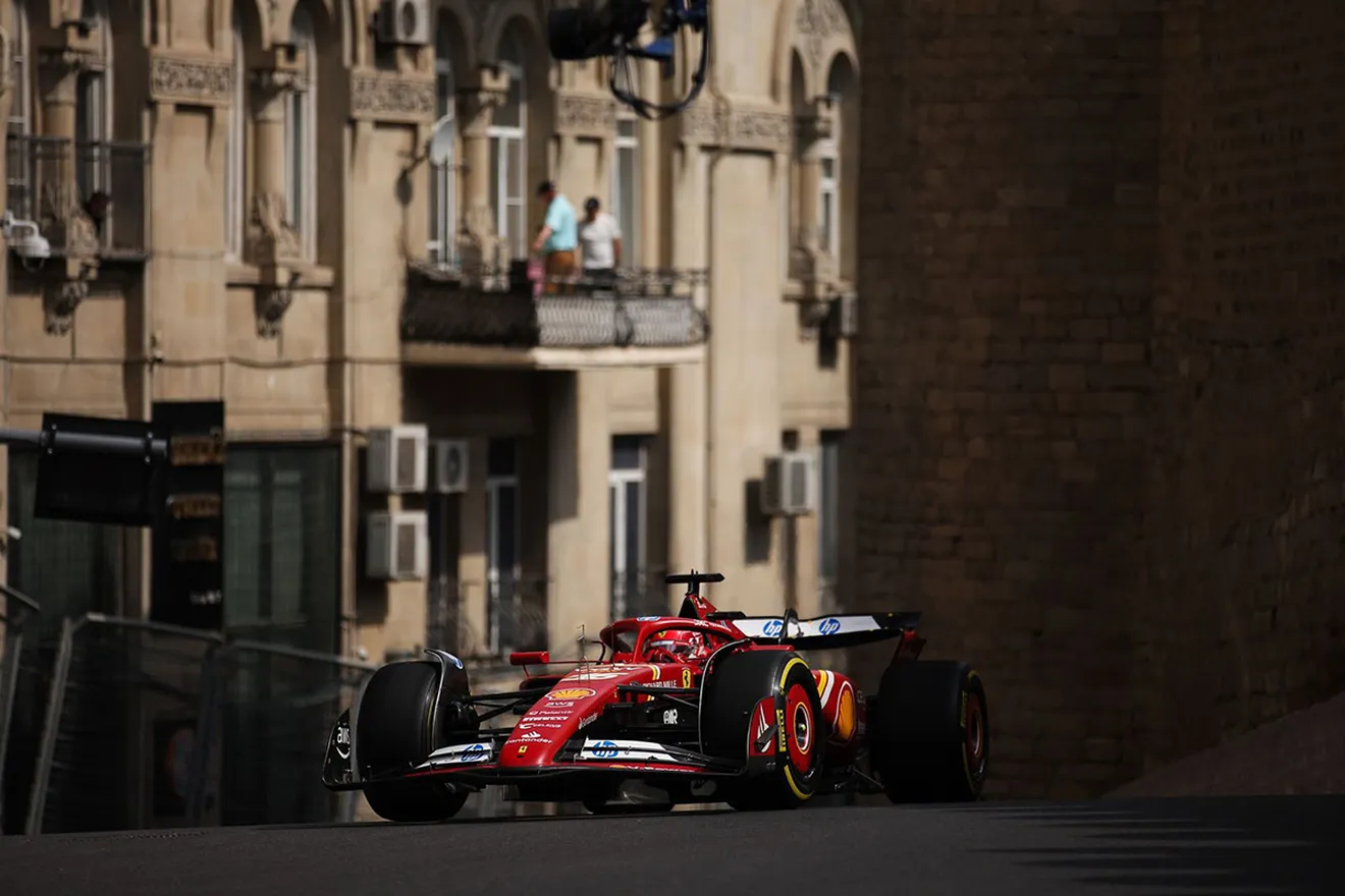 Charles Leclerc se antepone a las adversidades y se entona en Bakú