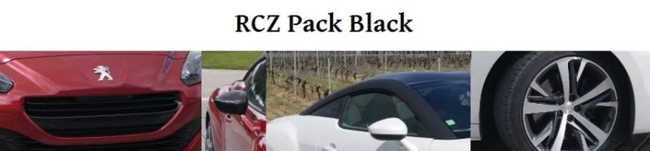 Peugeot RCZ Pack Black