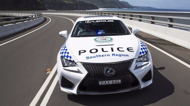 Lexus RC F para la policía de Australia