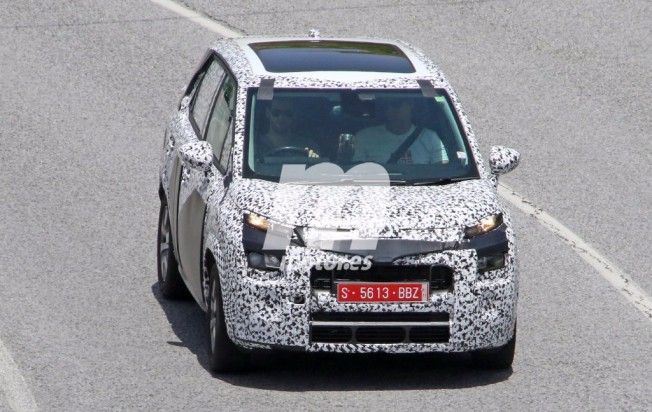 Citroën C3 Picasso 2017 - fotos espía