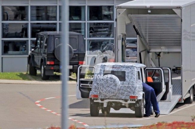 Mercedes Clase G 2018 - foto espía