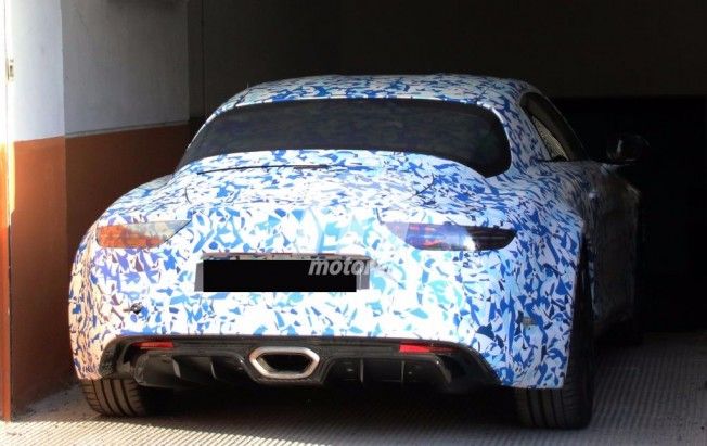 Alpine AS1 2017 - foto espía posterior