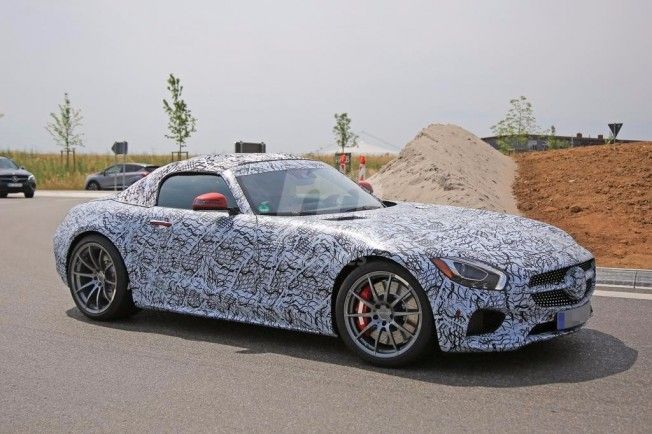 Mercedes-AMG GT Roadster 2017 - foto espía