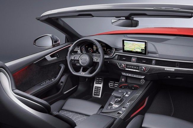 Audi S5 Cabrio 2017 - interior