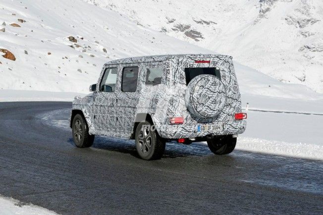 Mercedes Clase G 2018 - foto espía posterior