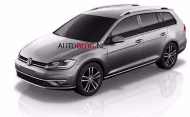 Volkswagen Golf Variant 2017 - foto filtrada