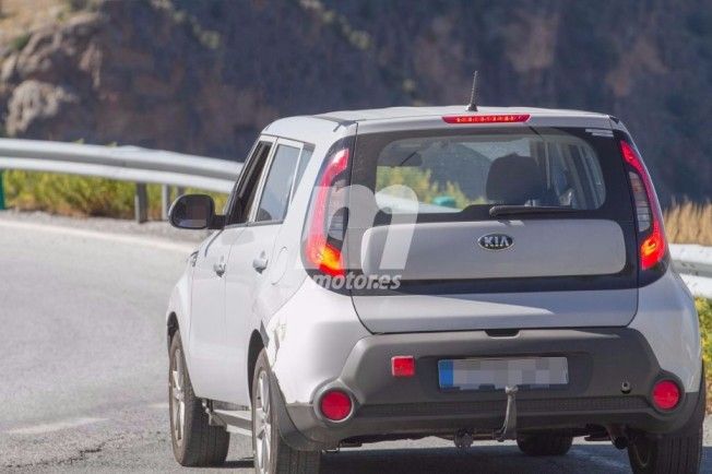 Kia Soul 2019 - foto espía posterior