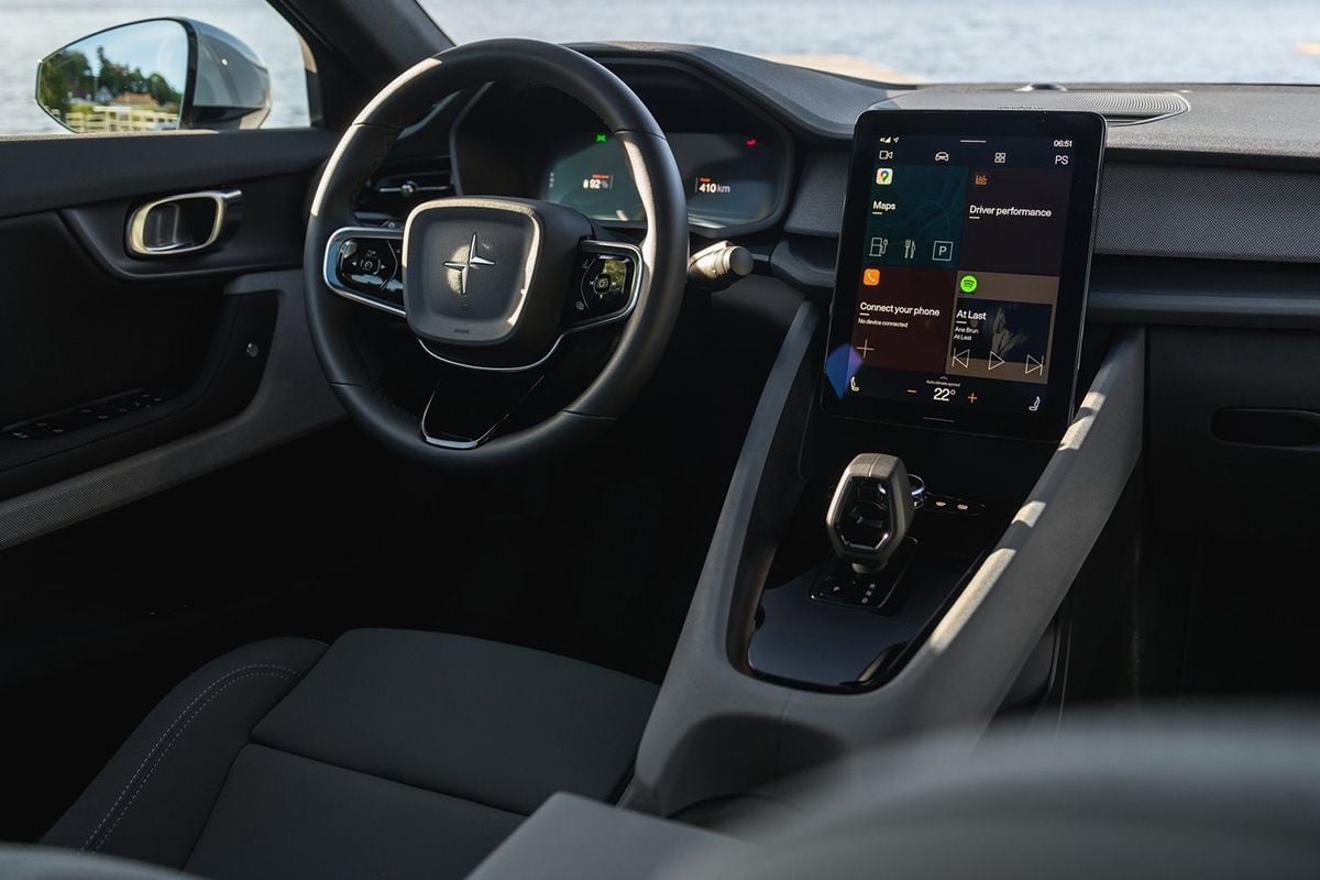 Interior del Polestar 2