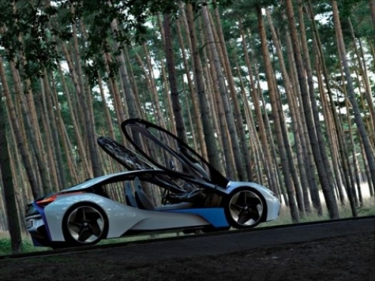 BMW Vision EfficientDynamics, un híbrido del futuro