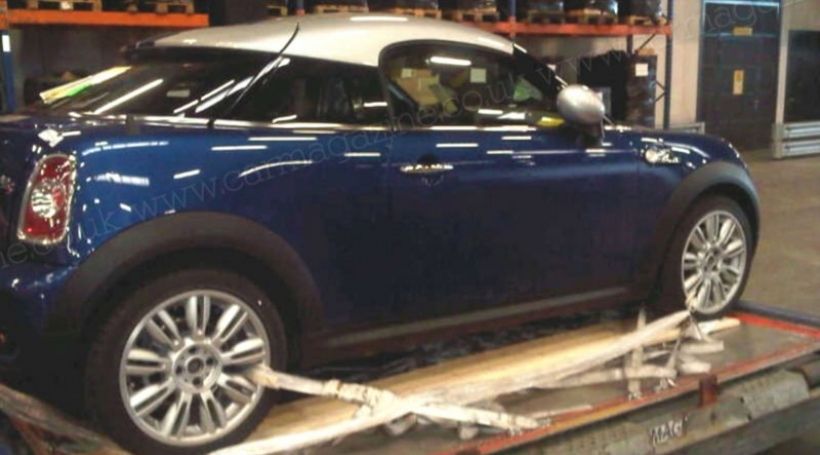 El nuevo Mini Coupé pillado sin camuflaje