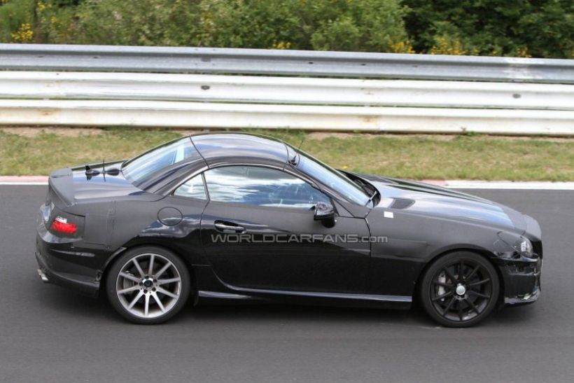 Fotos espía del Mercedes SLK AMG 2012 en Nürburgring