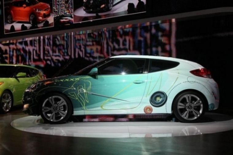 Hyundai Veloster, el coupé deportivo utilitario presentado en Detroit