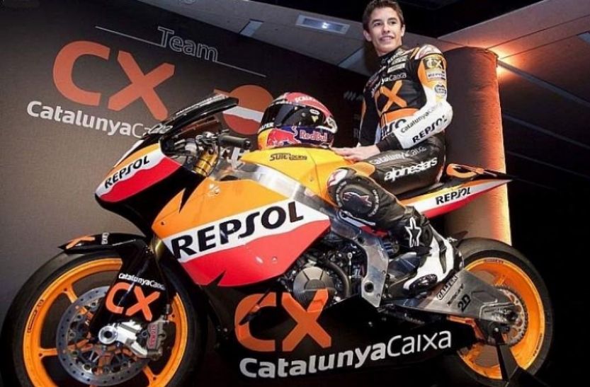 Marc Márquez presenta su nueva moto