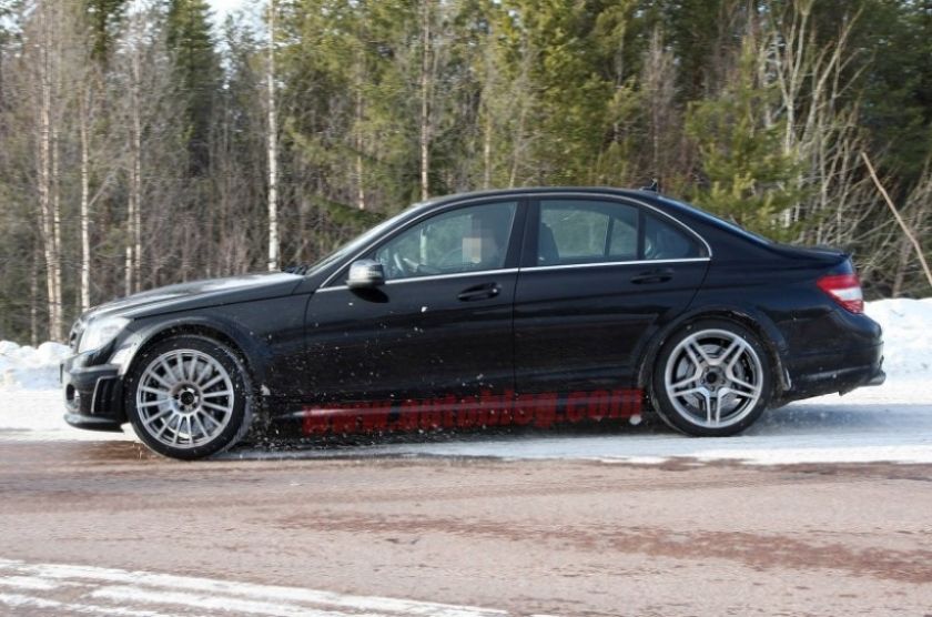 Mercedes-Benz C63 AMG Black Series. Imágenes espía