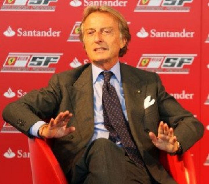 Montezemolo alaba a Alonso y critica las reglas de aerodinámica