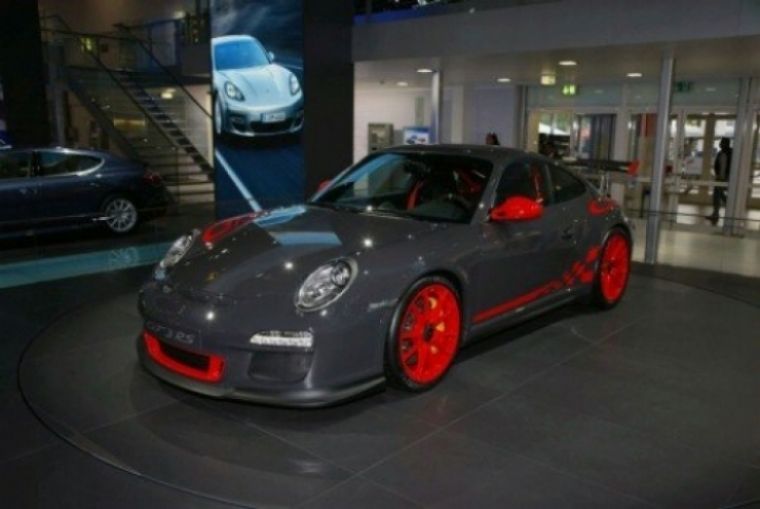 Porsche 911 GT3 RS en su camino al Salón de Frankfurt