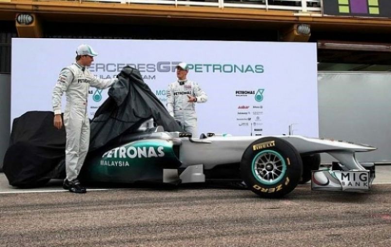 Presentación del Mercedes MGP W02