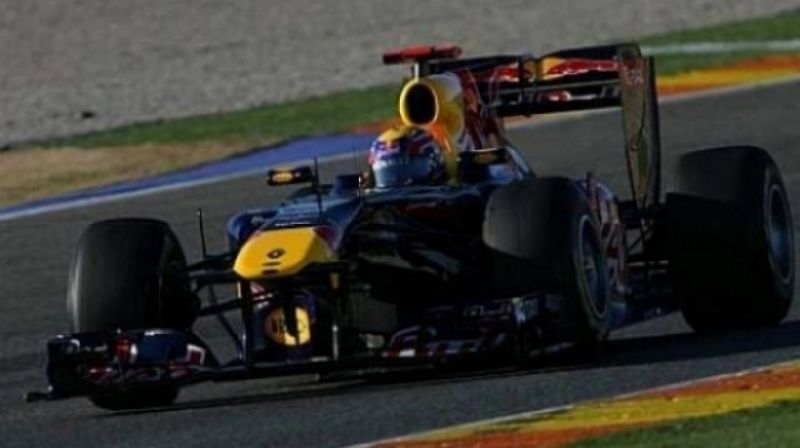 Pretemporada. Primeros tests en Valencia. Red Bull RB7