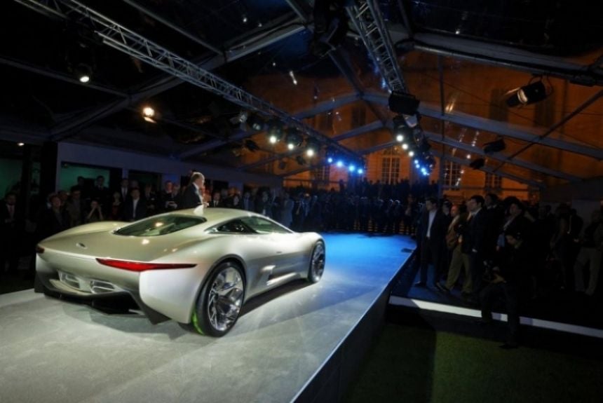 Salón de París 2010, Jaguar C-X75 la revelación de París en detalle