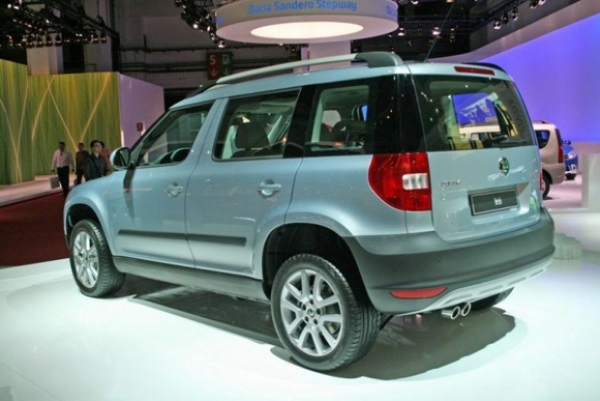 Skoda Yeti en el Salón Internacional de Barcelona.