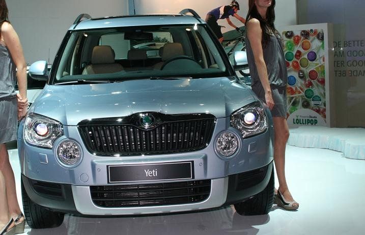 lateral Skoda Yeti