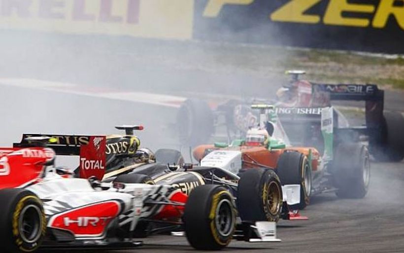 Di Resta decepcionado con Heidfeld, bronca al canto