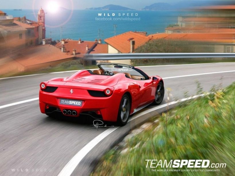 ¿Ferrari 458 Italia Spider para Frankfurt?