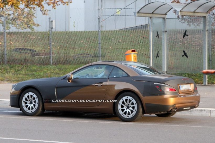 Fotos espía del Mercedes SL 2012