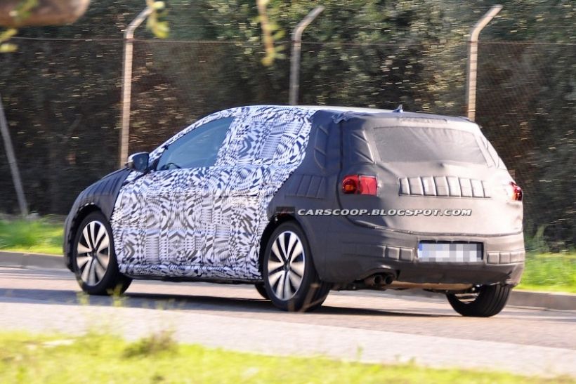 Nuevas fotos espía del Volkswagen Golf VII